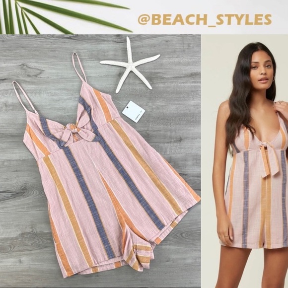 ☀️O’NEILL☀️ TATUM STRIPE ROMPER - Picture 1 of 12